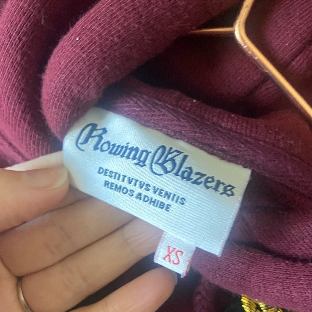 Rowing Blazers Skeleton Patch Hoodie - image 2